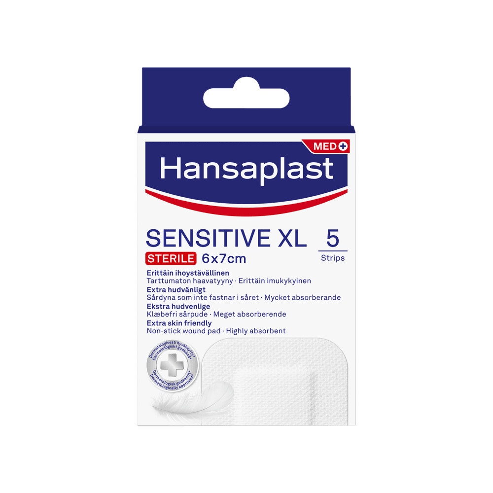 Hansaplast Sensitive Xl 6 X 7Cm - Apteekki 360 Helsinki - Verkkoapteekki