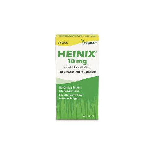 Heinix 10 Mg Imeskelytabl - Apteekki 360 Helsinki - Verkkoapteekki