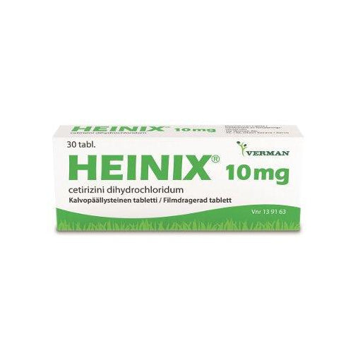 Heinix 10 Mg Tabl, Kalvopääll - Apteekki 360 Helsinki - Verkkoapteekki