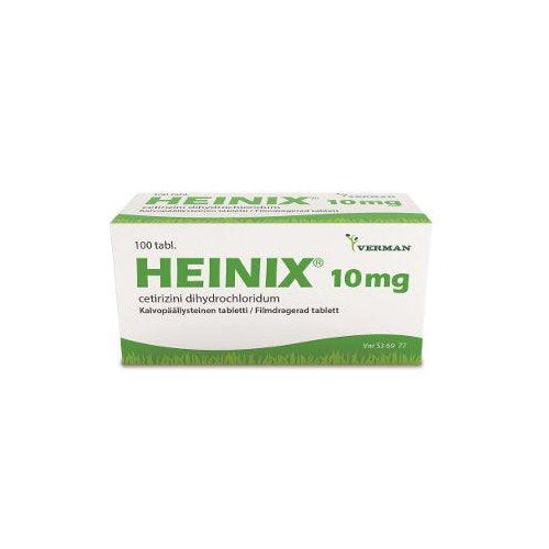 Heinix 10 Mg Tabl, Kalvopääll - Apteekki 360 Helsinki - Verkkoapteekki