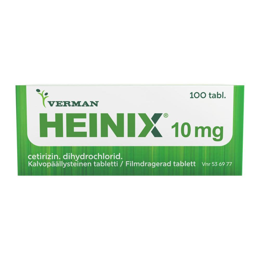 Heinix 10 Mg Tabl, Kalvopääll - Apteekki 360 Helsinki - Verkkoapteekki