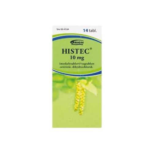 Histec 10 Mg Imeskelytabl - Apteekki 360 Helsinki - Verkkoapteekki