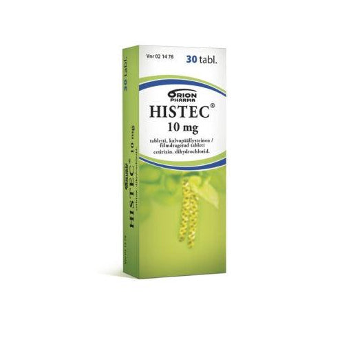 Histec 10 Mg Tabl, Kalvopääll - Apteekki 360 Helsinki - Verkkoapteekki