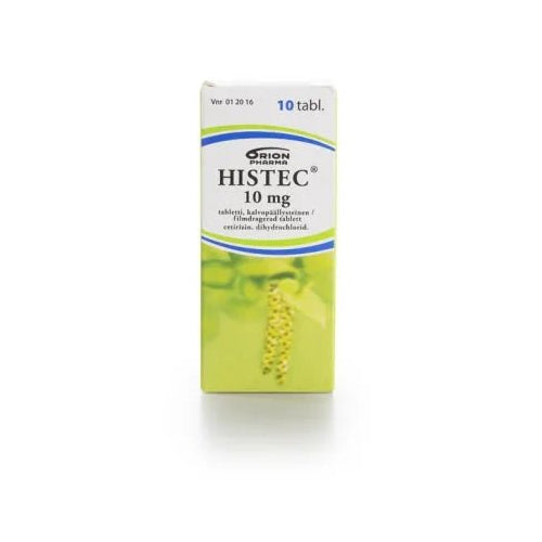 Histec 10 Mg Tabl, Kalvopääll - Apteekki 360 Helsinki - Verkkoapteekki