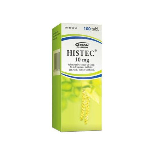 Histec 10 Mg Tabl, Kalvopääll - Apteekki 360 Helsinki - Verkkoapteekki
