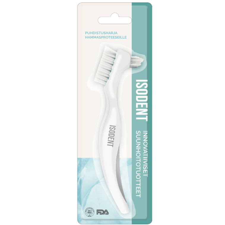 Isodent Puhdistusharja Hammasproteeseille - Apteekki 360 Helsinki - Verkkoapteekki