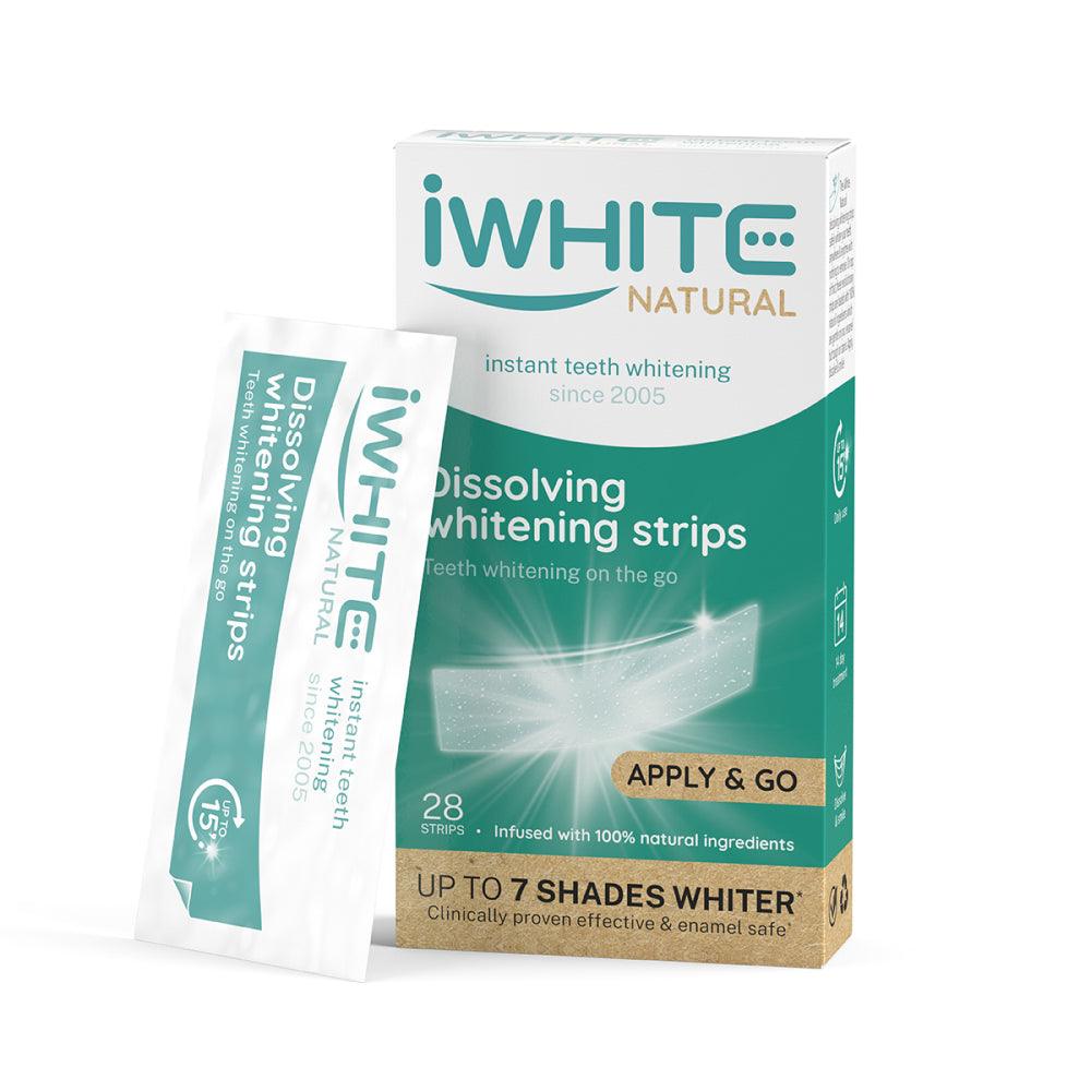 Iwhite Natural Dissolving stripes (liukenevat valkaisuliuskat) - Apteekki 360 Helsinki - Verkkoapteekki