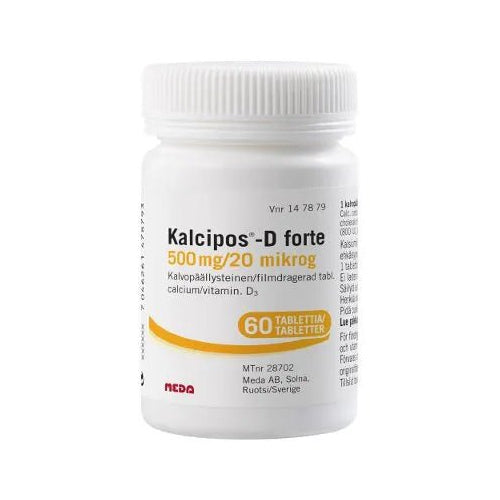 Kalcipos-D Forte 20 Mikrog Tabl, Kalvopääll - Apteekki 360 Helsinki - Verkkoapteekki