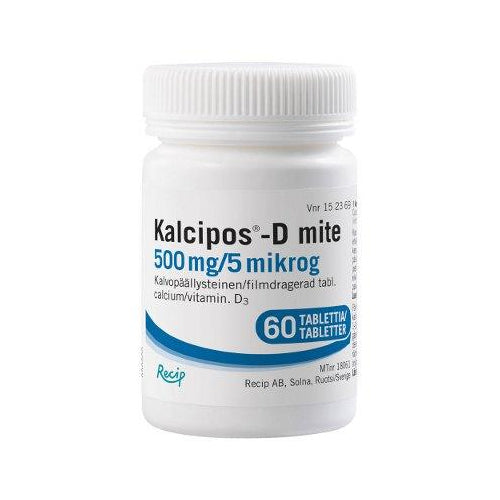 Kalcipos-D Mite 5 Mikrog Tabl, Kalvopääll - Apteekki 360 Helsinki - Verkkoapteekki