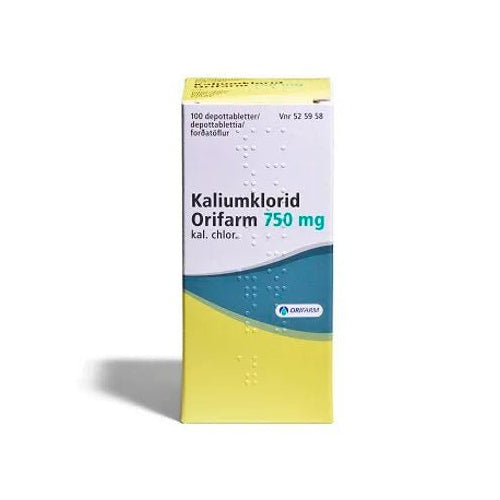 Kaliumklorid Orifarm 750 Mg Depottabl - Apteekki 360 Helsinki - Verkkoapteekki
