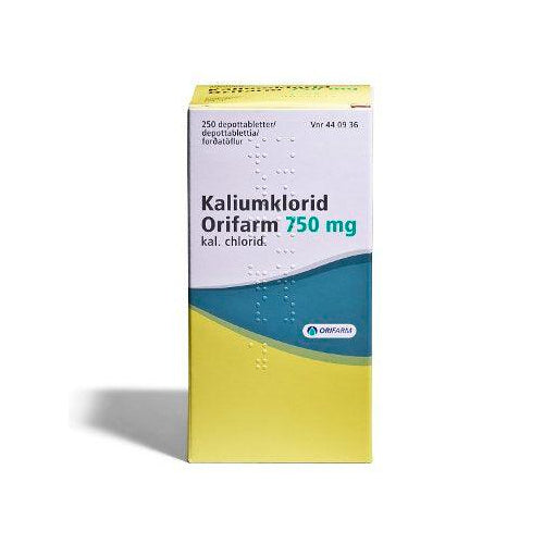 Kaliumklorid Orifarm 750 Mg Depottabl - Apteekki 360 Helsinki - Verkkoapteekki