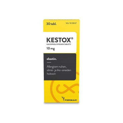 Kestox 10 Mg Tabl, Kalvopääll - Apteekki 360 Helsinki - Verkkoapteekki