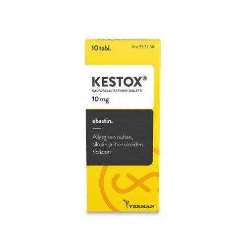 Kestox 10 Mg Tabl, Kalvopääll - Apteekki 360 Helsinki - Verkkoapteekki