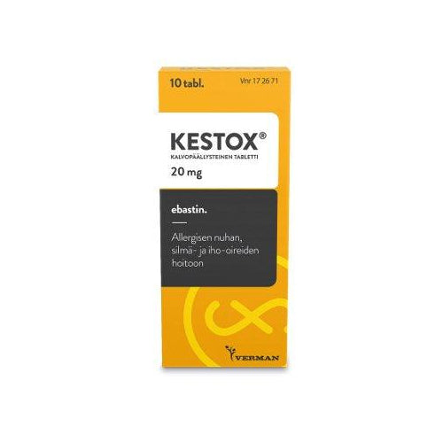 Kestox 20 Mg Tabl, Kalvopääll - Apteekki 360 Helsinki - Verkkoapteekki