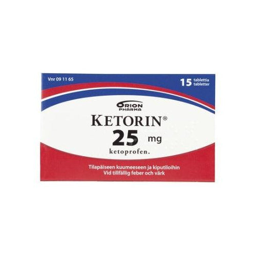 Ketorin 25 Mg Tabl - Apteekki 360 Helsinki - Verkkoapteekki