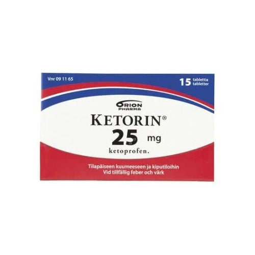 Ketorin 25 Mg Tabl - Apteekki 360 Helsinki - Verkkoapteekki