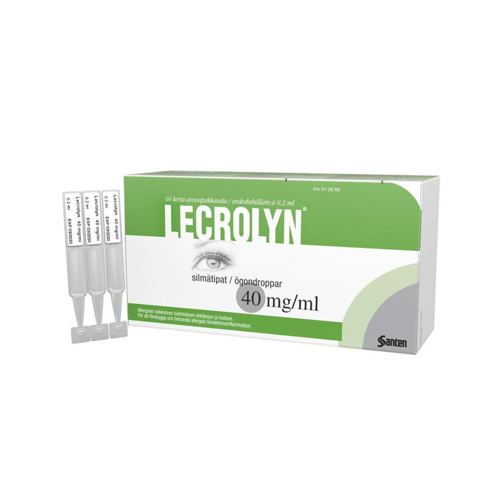 Lecrolyn 40 Mg/Ml Silmätipat, Liuos, Kerta-Annospakkaus - Apteekki 360 Helsinki - Verkkoapteekki