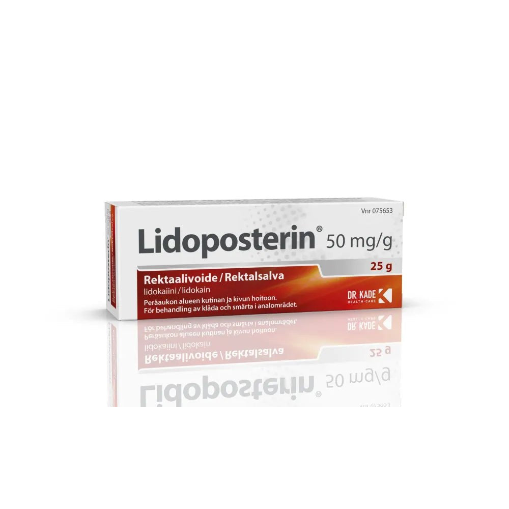 Lidoposterin 50 Mg/G Rektaalivoide Asetin - Apteekki 360 Helsinki - Verkkoapteekki