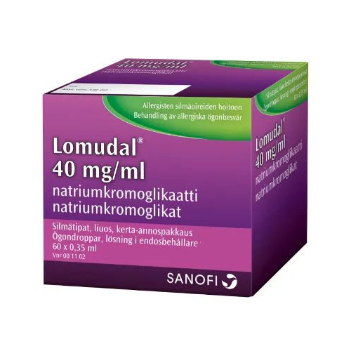 Lomudal 40 Mg/Ml Silmätipat, Liuos, Kerta-Annospakkaus - Apteekki 360 Helsinki - Verkkoapteekki