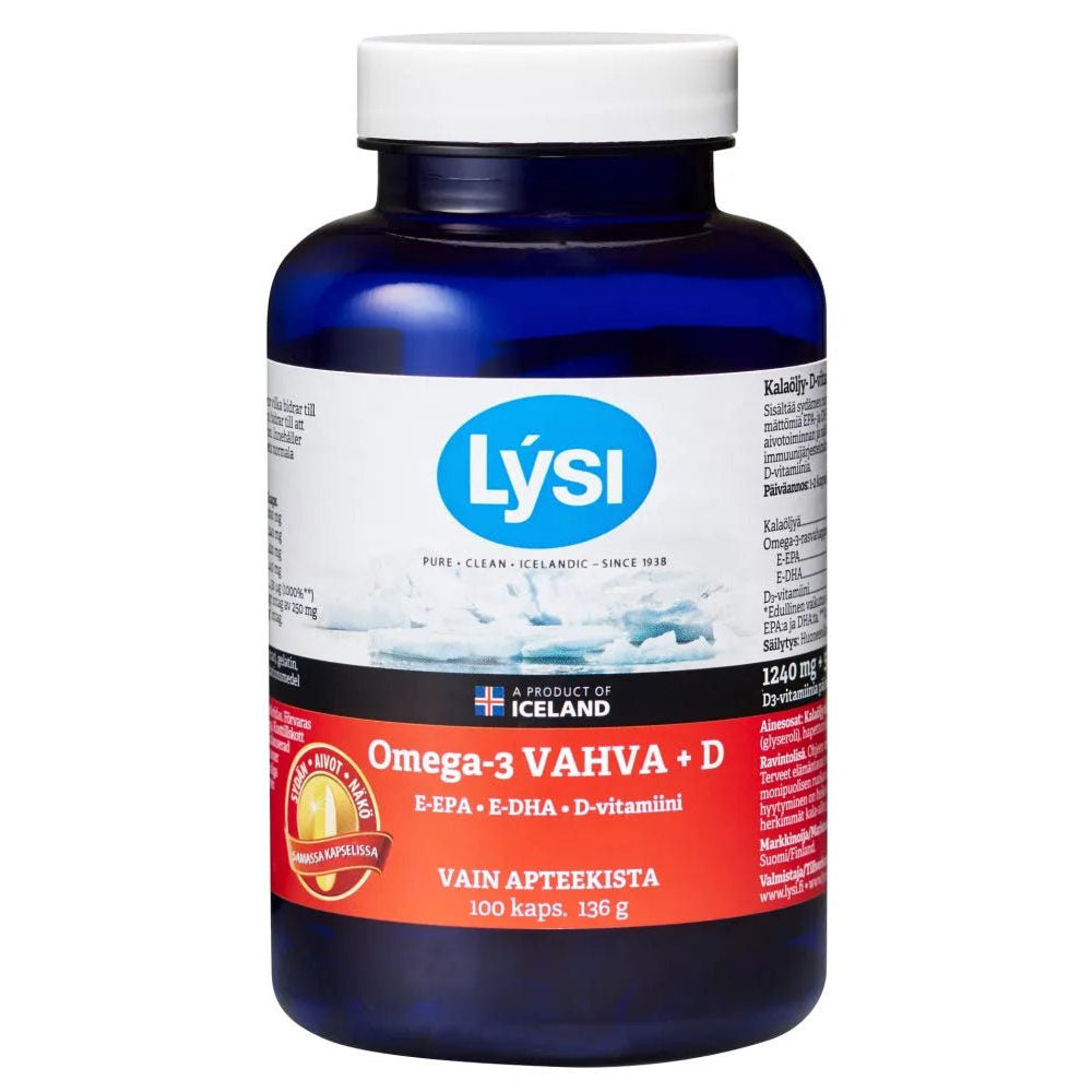 Lysi Omega-3 Vahva + D - Apteekki 360 Helsinki - Verkkoapteekki