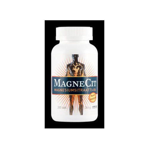 Magnecit Magnesiumsitraatti + B6-Vitamiini - Apteekki 360 Helsinki - Verkkoapteekki