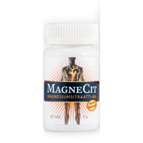 Magnecit Magnesiumsitraatti + B6-Vitamiini - Apteekki 360 Helsinki - Verkkoapteekki