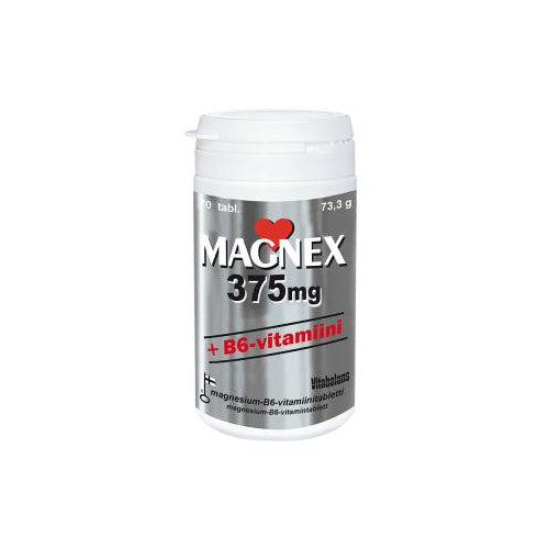 Magnex 375 Mg +B6-Vitamiini - Apteekki 360 Helsinki - Verkkoapteekki