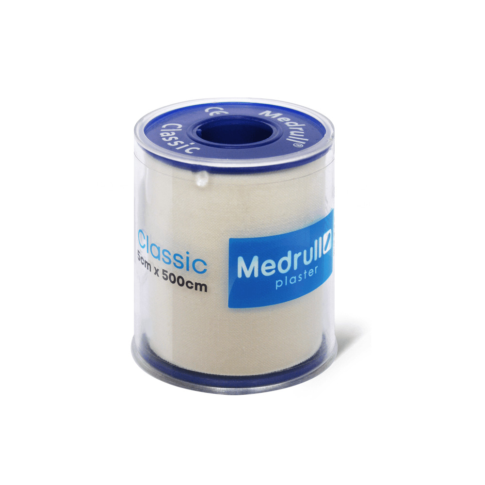 Medrull Classic Kiinnelaastari Valkoinen 5Cmx500Cm - Apteekki 360 Helsinki - Verkkoapteekki