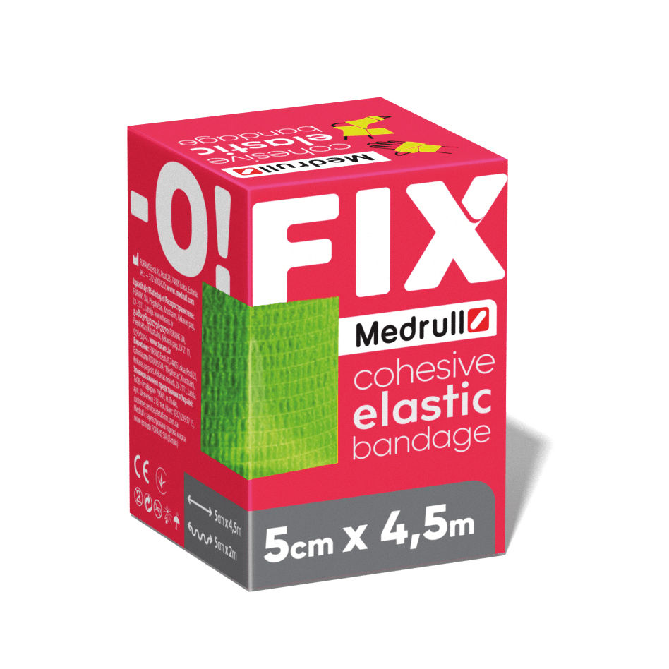 Medrull Fix-O Itsekiinnittyvä Tukisidos 5Cm×4.5M - Apteekki 360 Helsinki - Verkkoapteekki
