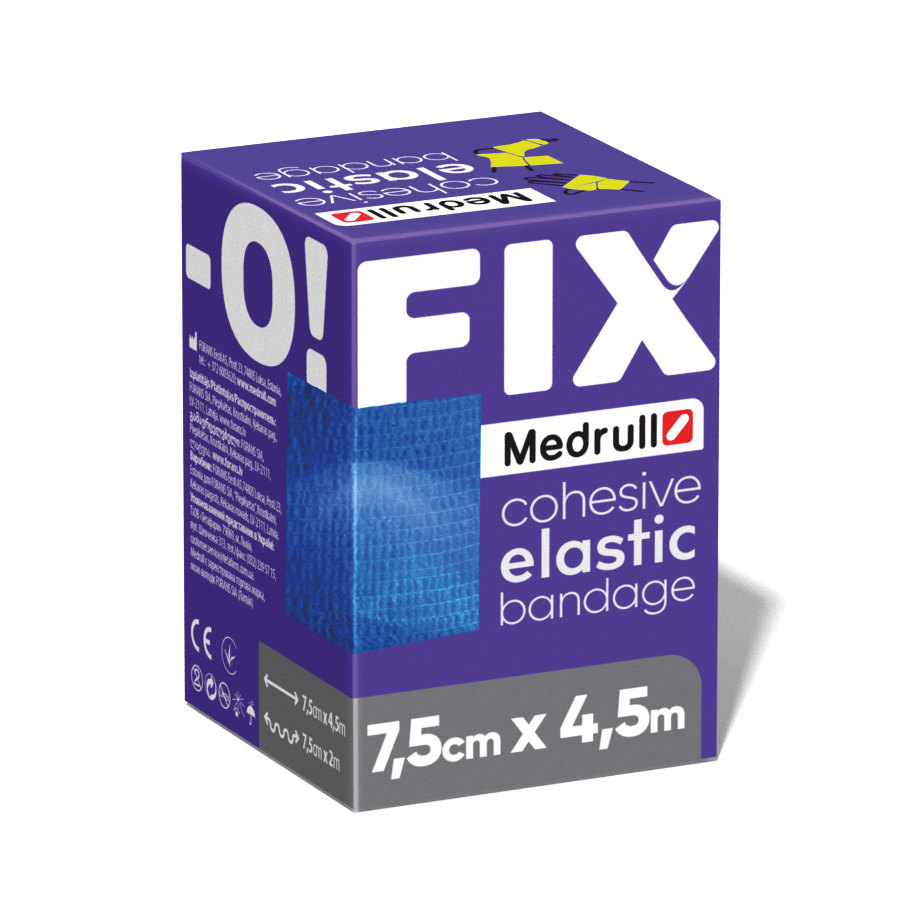 Medrull Fix-O Itsekiinnittyvä Tukisidos 7,5Cmx4,5M - Apteekki 360 Helsinki - Verkkoapteekki