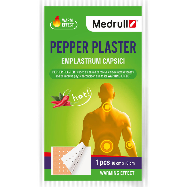 Medrull Pepper Plaster 10X18 Cm Pippurilaastari - Apteekki 360 Helsinki - Verkkoapteekki