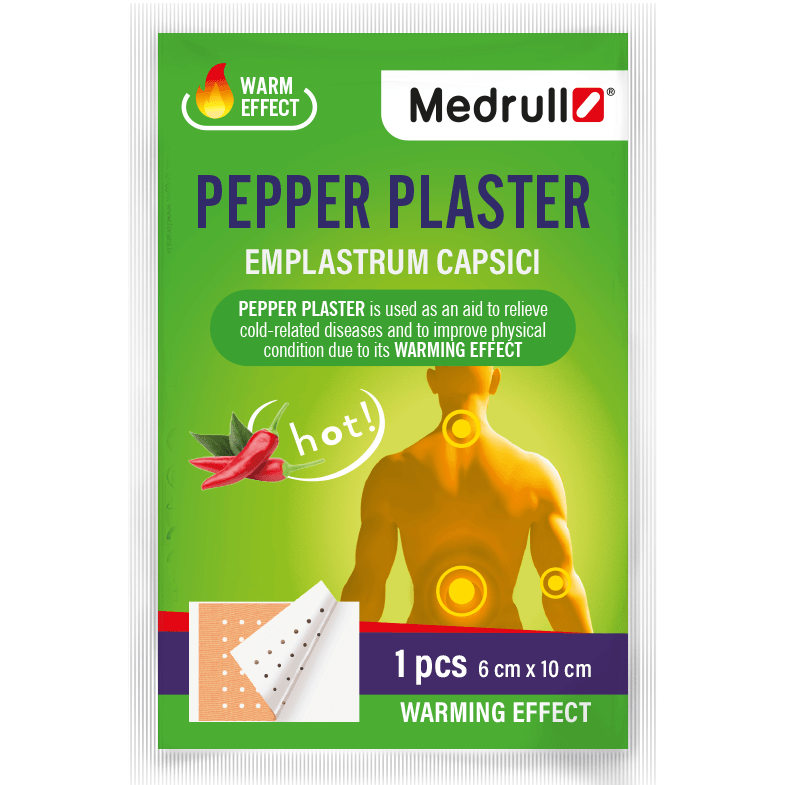 Medrull Pepper Plaster 6X10 Cm Pippurilaastari - Apteekki 360 Helsinki - Verkkoapteekki