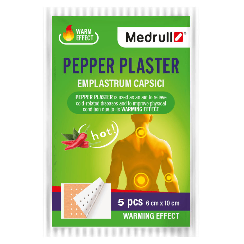 Medrull Pepper Plaster 6X10 Cm Pippurilaastari - Apteekki 360 Helsinki - Verkkoapteekki