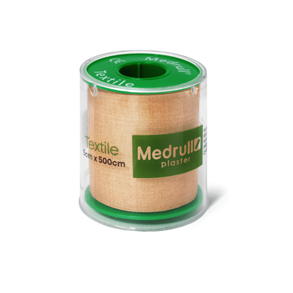 Medrull Textile Kiinnelaastari Beige 5Cmx500Cm - Apteekki 360 Helsinki - Verkkoapteekki