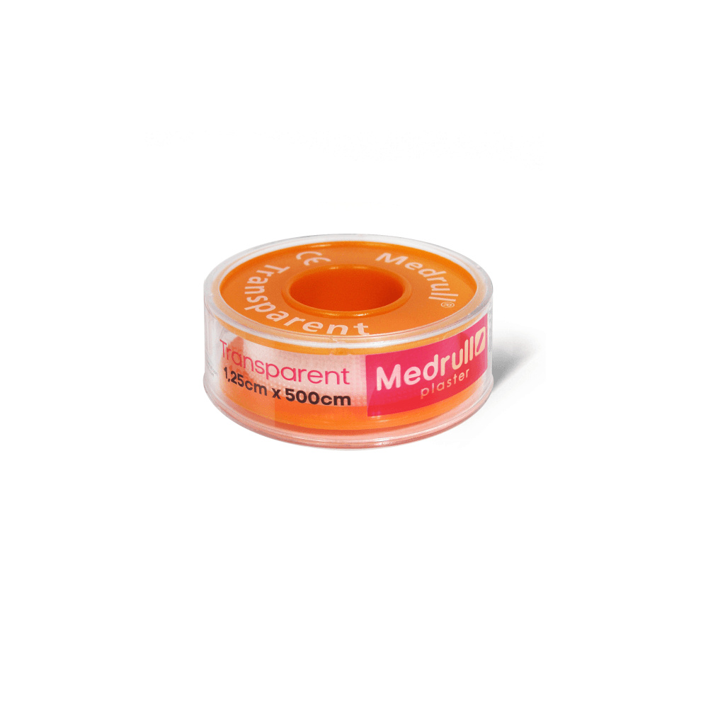 Medrull Transparent Kiinnelaastari 1,25Cmx500Cm - Apteekki 360 Helsinki - Verkkoapteekki