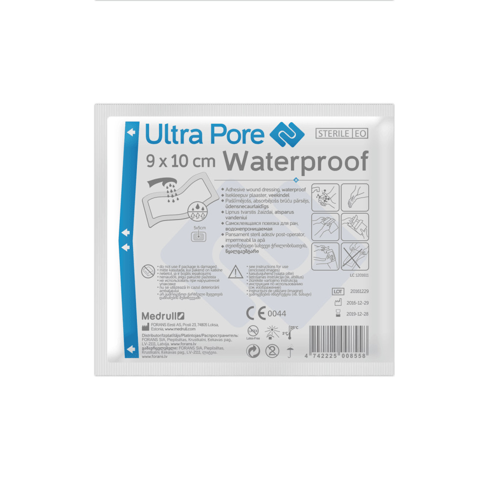 Medrull Ultra Pore Vedenpitävä Sidos 9X10Cm - Apteekki 360 Helsinki - Verkkoapteekki