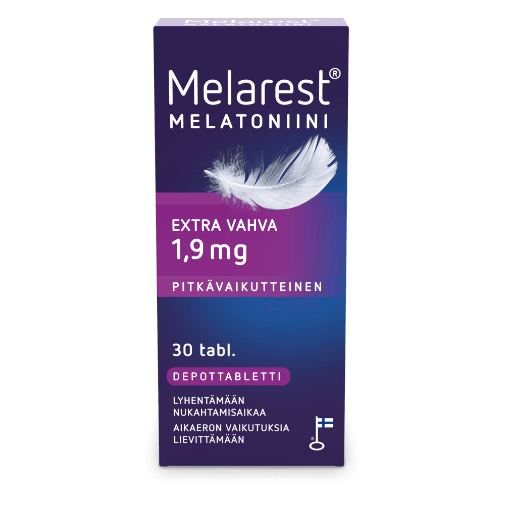 Melarest Melatoniini Pitkävaikutteinen 1,9 Mg - Apteekki 360 Helsinki - Verkkoapteekki