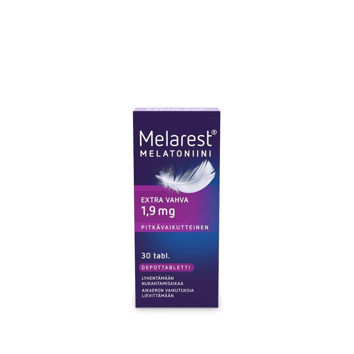 Melarest Melatoniini Pitkävaikutteinen 1,9 Mg - Apteekki 360 Helsinki - Verkkoapteekki