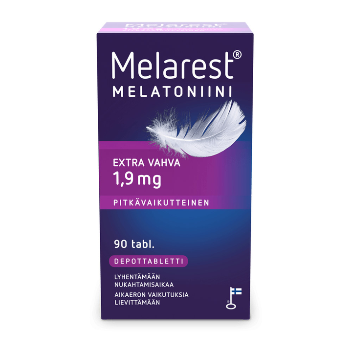 Melarest Melatoniini Pitkävaikutteinen 1,9 Mg - Apteekki 360 Helsinki - Verkkoapteekki