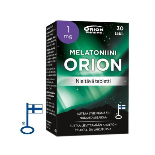 Melatoniini Orion 1 Mg, Nieltävä - Apteekki 360 Helsinki - Verkkoapteekki