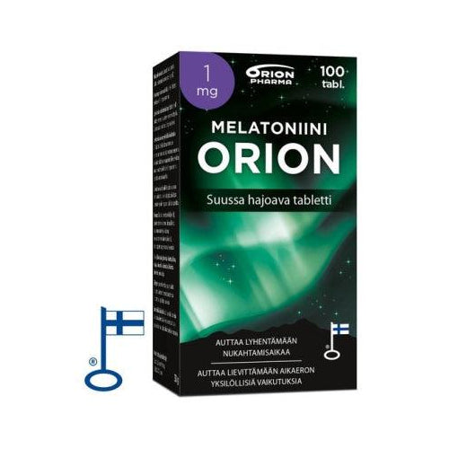 Melatoniini Orion 1 Mg, Suussa hajoava - Apteekki 360 Helsinki - Verkkoapteekki