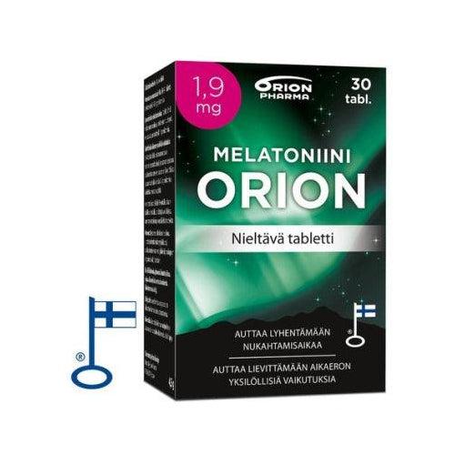 Melatoniini Orion 1,9 Mg, Nieltävä - Apteekki 360 Helsinki - Verkkoapteekki