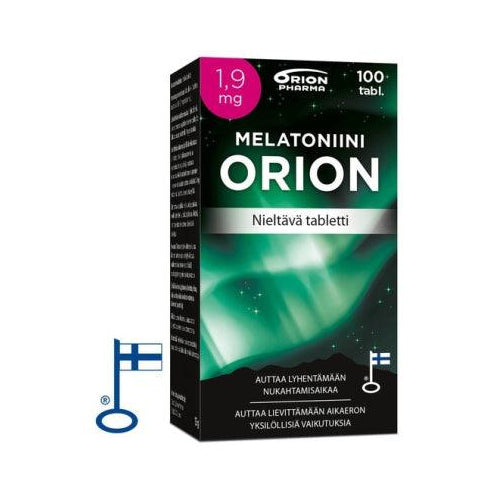 Melatoniini Orion 1,9 Mg, Nieltävä - Apteekki 360 Helsinki - Verkkoapteekki