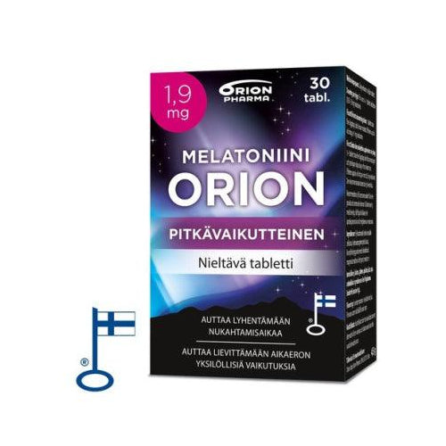 Melatoniini Orion 1,9 Mg Pitkävaikutteinen - Apteekki 360 Helsinki - Verkkoapteekki