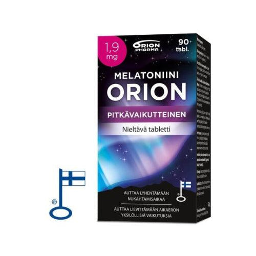 Melatoniini Orion 1,9 Mg Pitkävaikutteinen - Apteekki 360 Helsinki - Verkkoapteekki