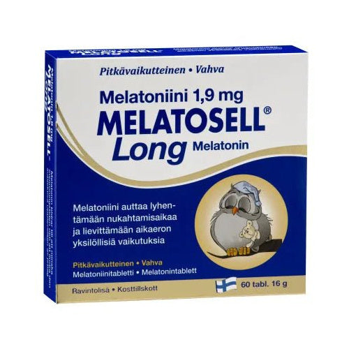 Melatosell Long Melatoniini 1,9 Mg - Apteekki 360 Helsinki - Verkkoapteekki