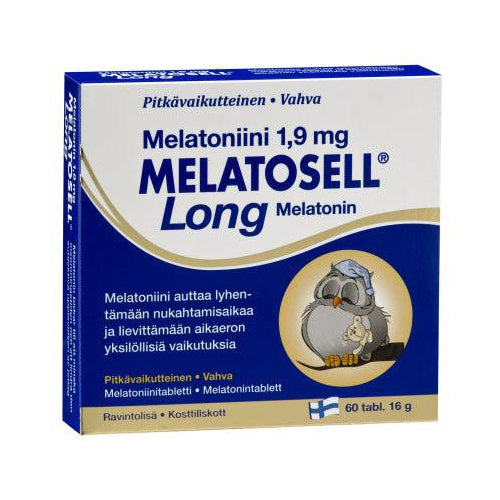 Melatosell Long Melatoniini 1,9 Mg - Apteekki 360 Helsinki - Verkkoapteekki