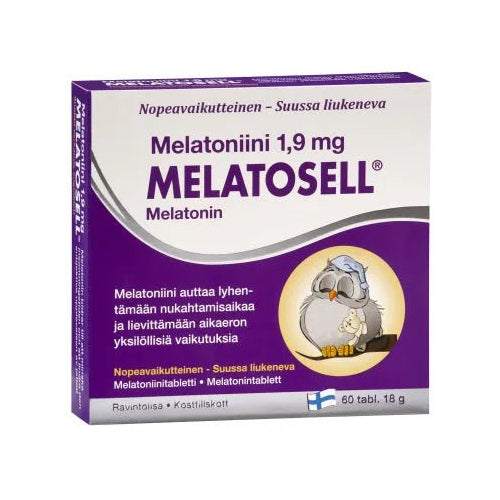Melatosell Melatoniini 1,9 Mg - Apteekki 360 Helsinki - Verkkoapteekki