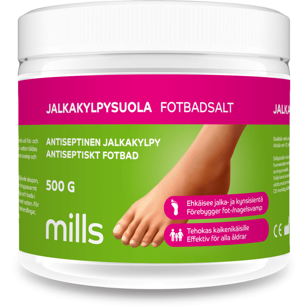Mills Jalkakylpysuola - Apteekki 360 Helsinki - Verkkoapteekki
