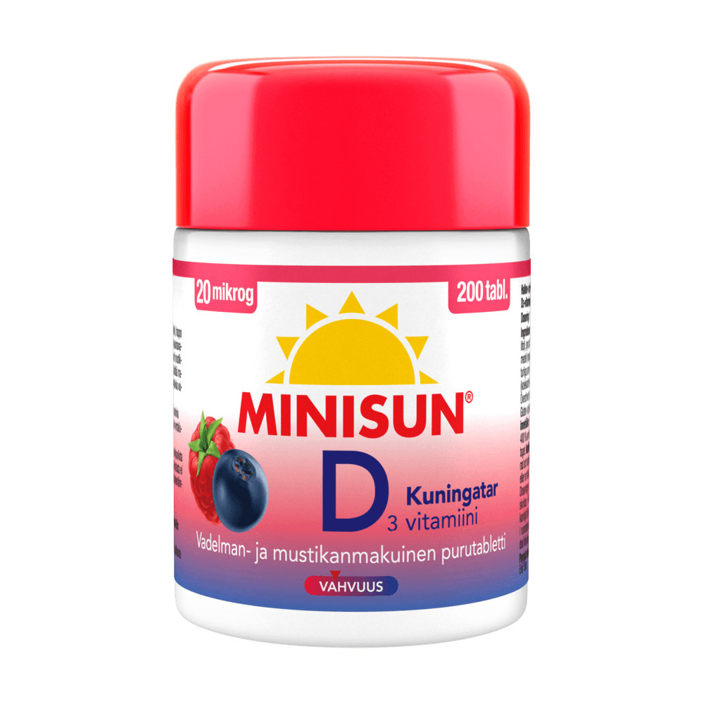 Minisun D-Vitamiini Kuningatar 20 mcg - Apteekki 360 Helsinki - Verkkoapteekki